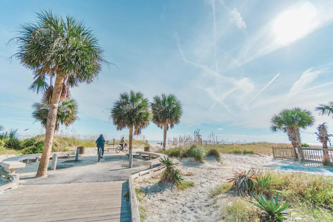 Stunning Views!!-Oceanfront Villa-Heated Pool-Private Balcony-Tiki Bar-Walk To Coligny Plaza Hilton Head Island Exterior photo